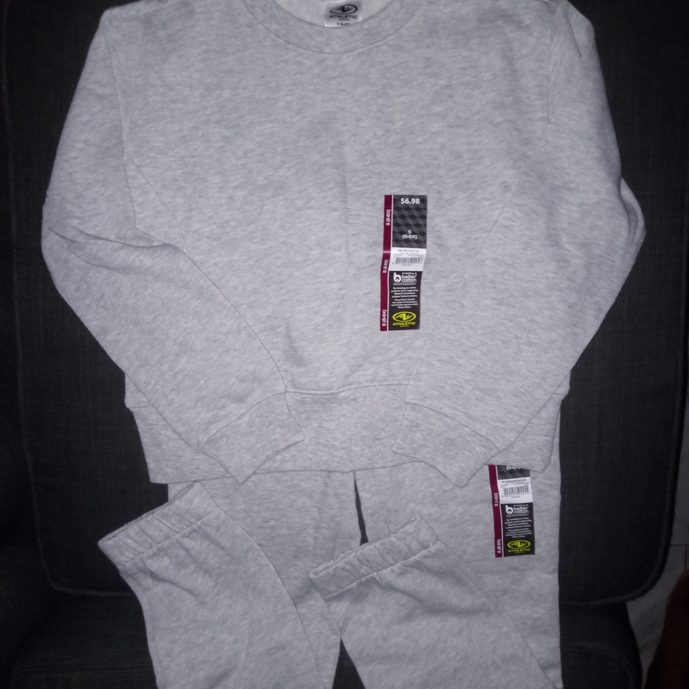 Athletic Works Kids Gray Matching Set S (6-6X)